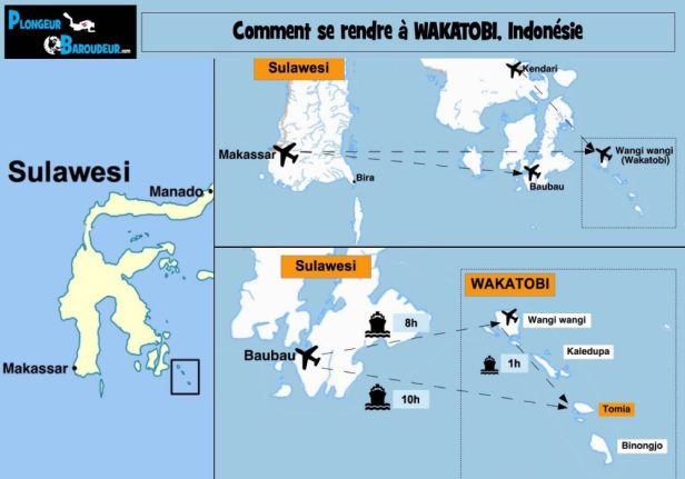 carte-comment-aller-a-wakatobi-indonesie