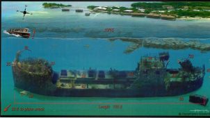 site-de-plongee-roatan-dive-site-epave-prince-albert-wreck