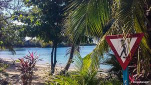 plage-panneau-plongeur-roatan