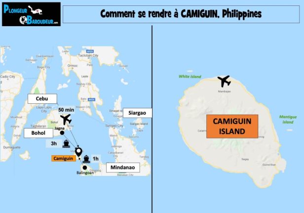 carte comment aller a camiguin philippines