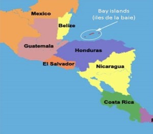 Carte ou se trouve utila en Honduras
