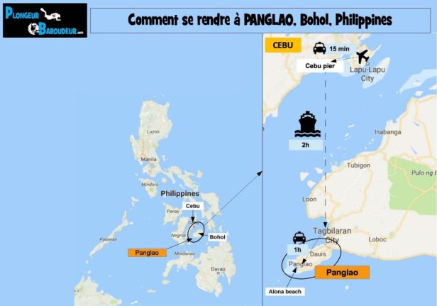 carte comment aller a panglao philippines