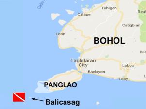 carte bohol plongee balicasag philippines